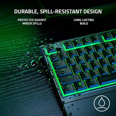 Razer BlackWidow V3 Full Size Mechanical Gaming Keyboard for PC, Chroma  RGB, Wrist Rest, Black 