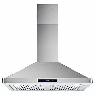 Akicon Range Hood Insert 30 Inch, Ultra Quiet, Powerful Suction Built-in  Kitchen Vent Hood, Stainless Steel Ducted Stove Hood with Dimmable LED  Lights Warm White, 3-Speed 600CFM - Yahoo Shopping