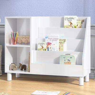  SEIRIONE Kids Book Shelf, Children Display Rack, 4