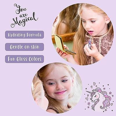 Expressions 24pc Flavored Lip Gloss for Kids and Teens - Unicorn Themed Lip  Gloss in Assorted Fruity Flavors Unicorn Gifts for Girls Party Favors Teen  Girls Trendy Stuff Non Toxic Makeup for