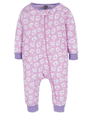 Onesies Brand Baby & Toddler Girl Snug Fit Footless Cotton Pajamas, 3-Pack  (0/3 Months - 5T)