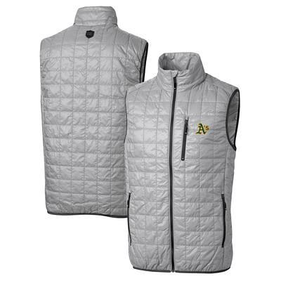 Men's Cutter & Buck Gray Oakland Athletics Big Tall Rainier Full-Zip Puffer  Vest - Yahoo Shopping