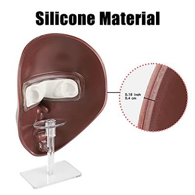 Makeup Mannequin Face 5d Silicone Makeup Practice Face - Temu