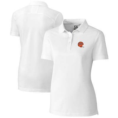 Men's Cutter & Buck White Cincinnati Bengals Advantage Long Sleeve Polo 