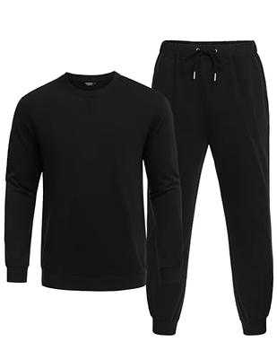 Buy COOFANDY Mens Big And Tall Hoodie Tracksuit Long Sleeve Casual