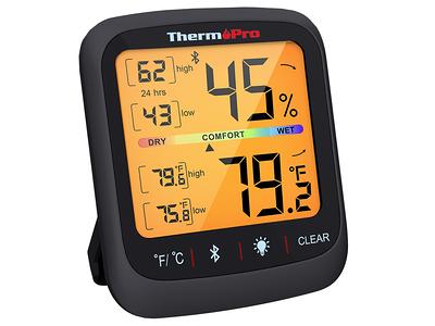 TFA Small Red Digital Indoor & Outdoor Thermometer - Yahoo Shopping