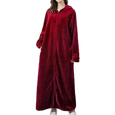Amazon.com: Super Soft Ladies Bathrobe，Womens Cute Robe Luxury Dressing  Gowns, Mid-Length Bathrobe (Color : Blue, Size : M) : Clothing, Shoes &  Jewelry