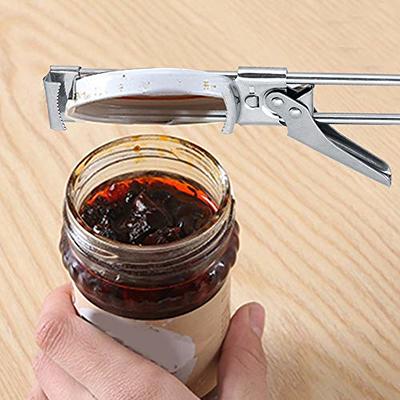 1pc Can Opener; Adjustable Jar & Bottle Opener; Multifunctional Stainless  Steel Manual Can Opener Jar Lid Gripper; Easy Open Adjustable Jar Opener