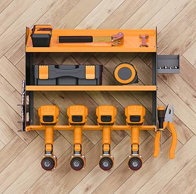 Luffioner Drill Storage Rack Power Tool Organizer Drill Holder