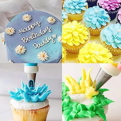 47 Pcs Russian Piping Tips Set, 12 Flower Frosting Nozzles Icing Tips for  Cake Decorating Tips Kit, Baking Supplies for Cookie Cupcake, 2 Leaf Piping