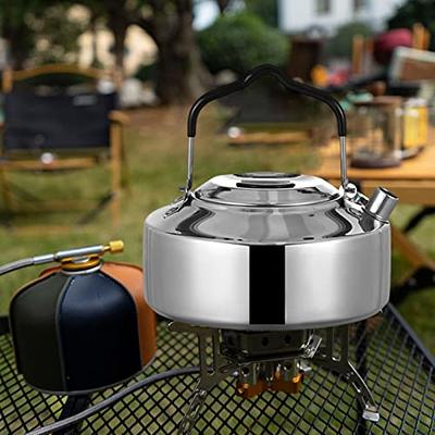 Portable Camping Kettle Campfire Kettle Cookware Tea Pot for