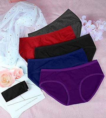 UMMISS High Waist Briefs Underwear for Women Cotton Soft Strecky