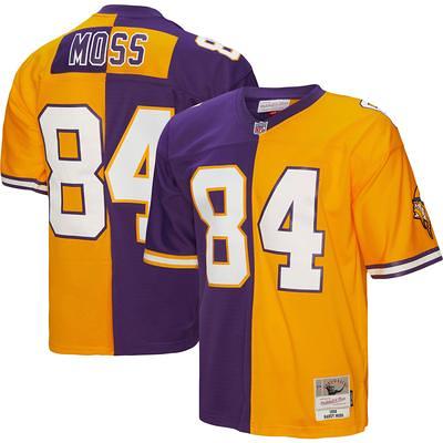 Mitchell & Ness Randy Moss Minnesota Vikings Home & Away Split Legacy Jersey  in Purple for Men