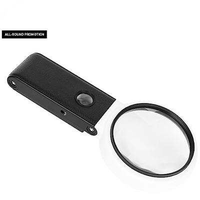 Magna Eye Hands-free LED Magnifier Lamp w/ Adjustable Arm Black For Crafts  Etc