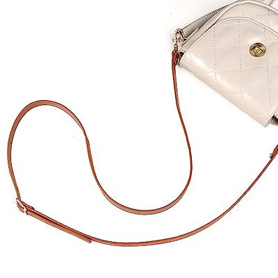 KOMHPS Purse Straps Replacement, Leather Handbag Crossbody Shoulder Strap  Adjustable for Longchamp Bag Women