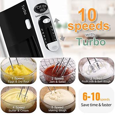 Electric Hand Mixer Lightweight High Power Kitchen Egg Beater Foamer Cake  Mixer