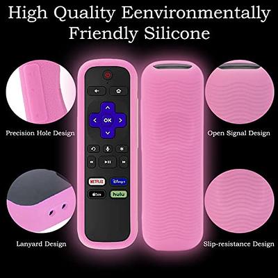 Silicone Protective Controller Cover fits for Roku TV Voice Remote, Element Roku