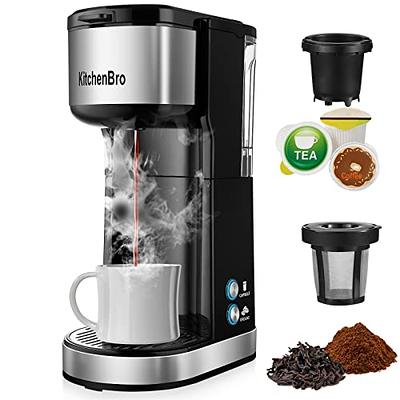 KitchenBro Single Serve Coffee Maker with 14 Oz Reservoir,K Cup