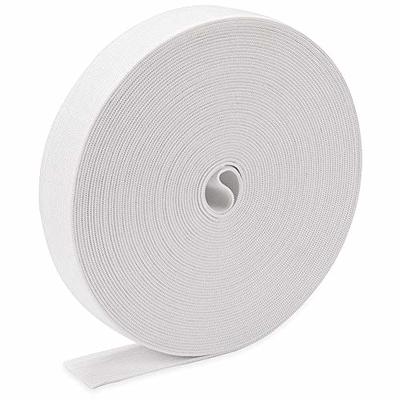 30 Yards 1/4 Inch Elastic Band String for Sewing Masks - White