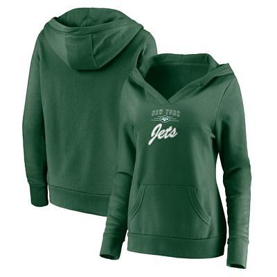 New York Jets Antigua Victory Pullover Hoodie - Black Size: Medium