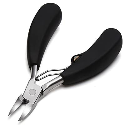 Toenail Clippers for Thick Nails: Professional Ingrown Nail Clippers for  Seniors Pedicure Toe Nail Cutter with Stainless Steel Sharp Curved Blade  for Men - Yahoo Shopping