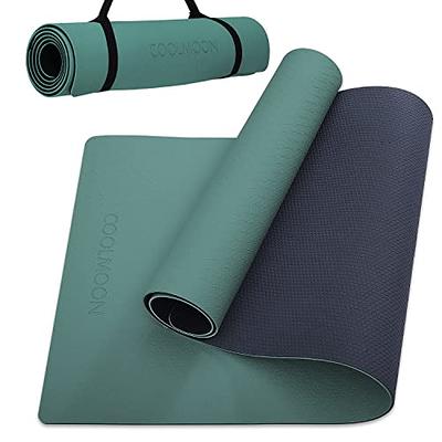 UMINEUX Extra Wide Yoga Mat 1/4 Thickness TPE Yoga Mats Non Slip