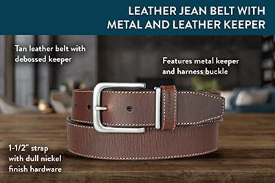 Men's Metal Keeper Belt