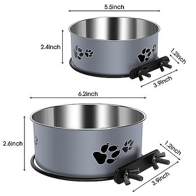 AsFrost Dog Food Bowls Stainless Steel Dog Bowls with No Spill Non-Skid  Silicone Mat, Dog Food and Water Bowl Set, Dog Dishes for Small Medium  Large