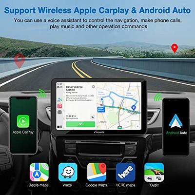 Carpuride 2023 Newest w701, Carpuride 7 inch Portable Wireless Apple  Carplay & Android Auto, IPS Touchscreen, Bluetooth 5.0 Audio Hands Free  Calling/Mirror Link/GPS/Siri/Mic, Dash Windshield Mounted - Yahoo Shopping
