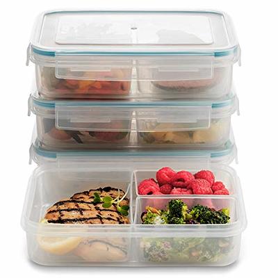 Komax Biokips Set of 3 Lunch Containers – 3 Compartment Food