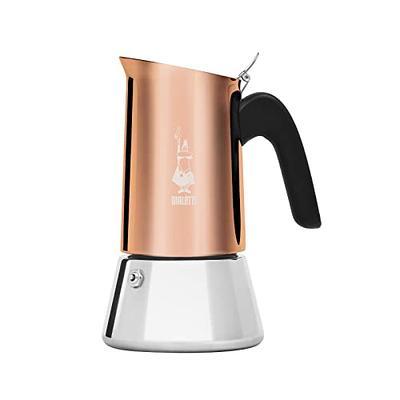 Bialetti - Moka Induction, Moka Pot, Suitable for all Types of Hobs, 6 Cups  Espresso (7.9 Oz Espresso), Black