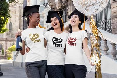 Class Of 2024 Graduation Cap Vinyl Decal, Graduation TShirt Transfer, DIY  Graduate Shirt Patch, Grad Sticker, HTV Vinyl Applique, Pick Size Color