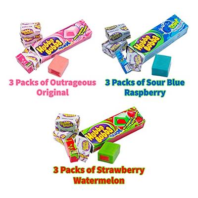 Hubba Bubba Bubble Tape Sour Blue Raspberry : Snacks fast delivery