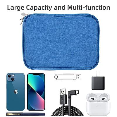 Electronics Accessories Organizer Pouch Bag, Compact Cable Organizer,  Portable Cord Organizer, Travel Organizer Bag 