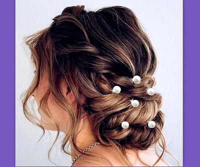 ILiveYouLove Pearl Hair Pins-Pearl Hair Accessories-Wedding Hair Pin-Bridal Hair Pin-pearl Headpiece-Gold Pearl Hair Pins-Pearl Hair Set-Pearl Jewelry