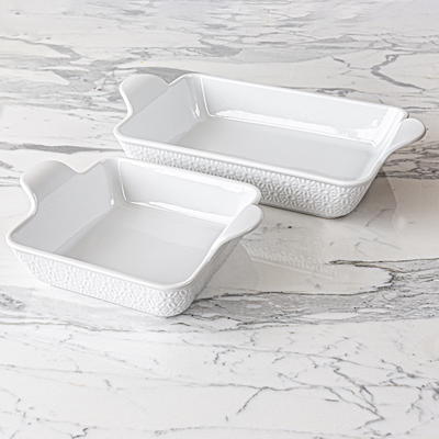 Sofia Home White Stoneware 8x8 Inch Baking Dish by Sofia Vergara - Yahoo  Shopping