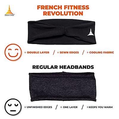 French Fitness Revolution - Stretchy Sports Headband for Men & Women - Guys  Sweatband for Running, Cycling, Basketball, Yoga, Fitness - Moisture  Wicking Workout Hairband - Made in Europe - Yahoo Shopping