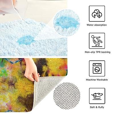 DEXDE Bathroom Runner Rugs Long Bath Mat Non-Slip, Luxury Soft Absorbent  Washable Microfiber Bath Mats for Bathroom Floor, Large Bath Carpet for  Tub