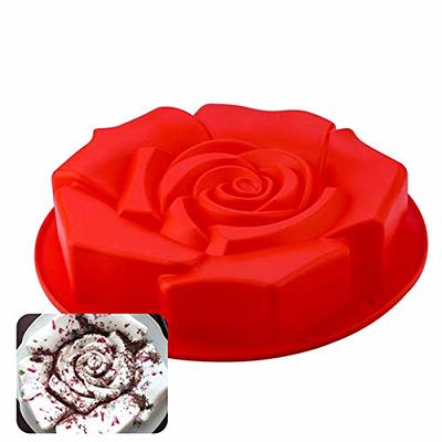 6 Cavity Rose Silicone Cake Mold For Chocolate Mousse Jelly Pastry Ice  Cream Dessert Bread Bakeware Pan Tools Baking Molds Silicone Shapes