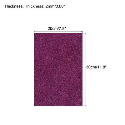 CleverDelights Red Foam Sheets - 8 x 12 - Adhesive Back