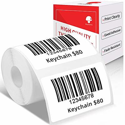Phomemo M110 Barcode Labels, Square Self-Adhesive Label for M110