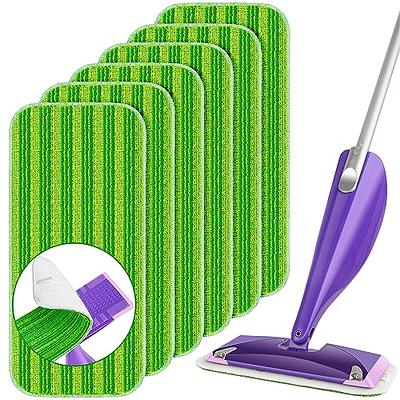 6 Washable/Reusable Microfiber Mop Pads Compatible With Swiffer