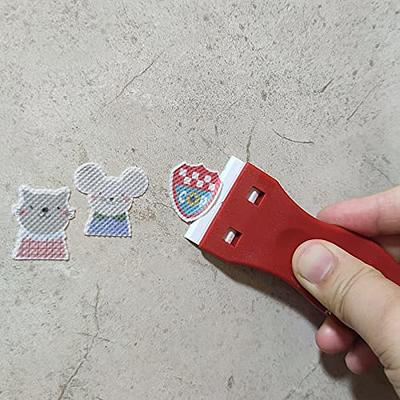 Plastic Razor Blade Scraper - 2 PCS Sticker Scraper Tool and 20