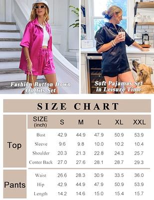 Women's Sexy Short Sleeve Button Down 2 Piece Pajama Set Button Down Collar Crop  Top and Shorts Sleepwear Lounge Set Black at  Women's Clothing store