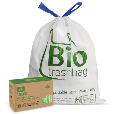 AYOTEE 100% Compostable Trash Bags, Small Compost Bags 1.3 Gallon, Small Trash  Bags Compostable Bags for Kitchen Compost Bin 4.5-5 Liter, Meeting ASTM  D6400 Standards Certified By OK Compost 125 Count - Yahoo Shopping