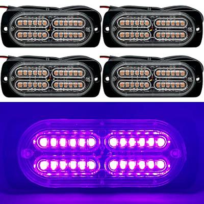 BooYu 14.8in LED Windshield Emergency Strobe Dash Light Bar 12/24V