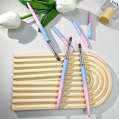 Angled Precision Premium Nail Art Clean Up Brush