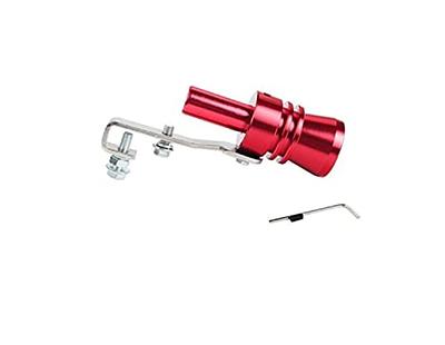 Dewhel Universal Aluminum Turbo Sound Exhaust Muffler Pipe Whistle Car Blow  off valve BOV Tip Simulator Whistler (L-Red) - Yahoo Shopping