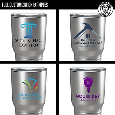 Custom Printed Stainless Steel Shaker Bottle - 30oz with your logo