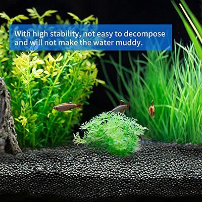 eecoo Aquarium Fish Tank Mud,Water Grass Mud Aquarium Fish Tank Bottom  Water Grass Seeds Plant Sand Mud,1000g Bag